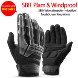 Windproof Cycling Gloves Autumn Winter Bicycle Gloves Touch Screen Bike Gloves Thermal Warm Bicycle Accessories