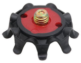 black and red iron screw head studs A-07