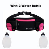 Running Bags Waist 2 Water Bottle Outdoor Camping Hiking Fitness Man Women Gym Lightweight Belt Bag Female Sports Fanny Packs