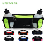 Running Bags Waist 2 Water Bottle Outdoor Camping Hiking Fitness Man Women Gym Lightweight Belt Bag Female Sports Fanny Packs