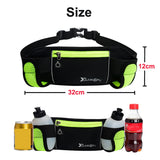 Running Bags Waist 2 Water Bottle Outdoor Camping Hiking Fitness Man Women Gym Lightweight Belt Bag Female Sports Fanny Packs