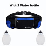 Running Bags Waist 2 Water Bottle Outdoor Camping Hiking Fitness Man Women Gym Lightweight Belt Bag Female Sports Fanny Packs