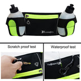 Running Bags Waist 2 Water Bottle Outdoor Camping Hiking Fitness Man Women Gym Lightweight Belt Bag Female Sports Fanny Packs