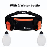 Running Bags Waist 2 Water Bottle Outdoor Camping Hiking Fitness Man Women Gym Lightweight Belt Bag Female Sports Fanny Packs