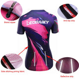 Short Sleeve Cycling Dress Women  Mtb Jersey
