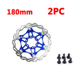 Mountain Bike Brakes Disc PRS MTB Aluminum Bicycle Disc Brake Pads 6 Bolts