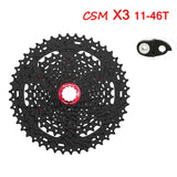 Bicycle Freewheel 11-40T 11-42T 11-46T Wide Ratio Mountain Bike Cassette Tool Flywheel CSMS3 CSMX3