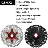 Bicycle Freewheel 11-40T 11-42T 11-46T Wide Ratio Mountain Bike Cassette Tool Flywheel CSMS3 CSMX3