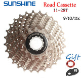 Road Bike Cassette 9S 10S 11S Flywheel Sprocket Change Gear with Hanger Compatible For Sora Groupset R3500 R3000
