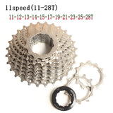 Road Bike Cassette 9S 10S 11S Flywheel Sprocket Change Gear with Hanger Compatible For Sora Groupset R3500 R3000