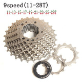 Road Bike Cassette 9S 10S 11S Flywheel Sprocket Change Gear with Hanger Compatible For Sora Groupset R3500 R3000