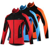 Winter Warm UP Thermal Fleece Cycling Jacket Windproof