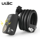 Bike Lock 110dB Bicycle Electronic Alarm Lock Cycling Bike Steel Cable Lock