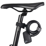 Bike Lock 110dB Bicycle Electronic Alarm Lock Cycling Bike Steel Cable Lock