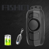 Bicycle Burglar Alarm USB Wireless Remote Control Cycling Bell Horn Lock