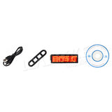 USB Rechargeable DIY LED Bicycle Taillight Electronic