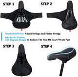 Bicycle Riding Saddle Ultralight PU Leather Saddle Cover