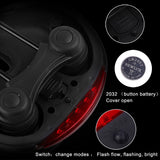 MTB Bike Saddle Seat with Cycling Taillight Thicken Wide Comfortable Bike Bicycle Saddles GEL Hollow Bicycle Saddle