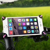 Bicycle Phone Holder 3.5-5.5" Navigation Clip Stand For iPhone X XS 8 Mount Bracket Road Bike Phone Holder