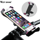 Bicycle Phone Holder 3.5-5.5" Navigation Clip Stand For iPhone X XS 8 Mount Bracket Road Bike Phone Holder