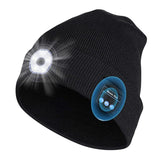 Hat Wireless Bluetooth 5.0 Cap Headphone Headset with LED Light