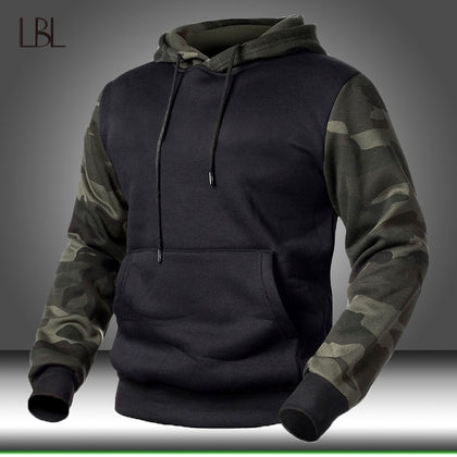 Sweatshirts Male Hoodies Camo Streetwear