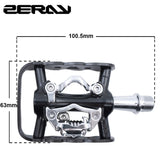 MTB Bike Pedal with Cleats ZP-101Z Compatible SPD