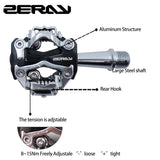 MTB Pedals Compatible with SPD Structre  Aluminum Doubleside Multifunction