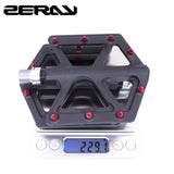 Bike Pedals Carbon Fiber Ultralight Flat Pedal Alloy MTB Cycling Pedal