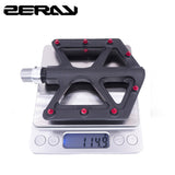 Bike Pedals Carbon Fiber Ultralight Flat Pedal Alloy MTB Cycling Pedal