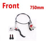 Mountain Bike Hydraulic Brake Kit 750/1350mm MTB Bicycle Oil Pressure Disc Brake Set