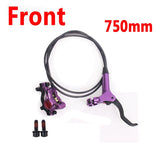 Mountain Bike Hydraulic Brake Kit 750/1350mm MTB Bicycle Oil Pressure Disc Brake Set