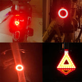 Lighting Modes Bicycle Light USB Charge Led Bike Light Flash Tail Rear Bicycle Lights