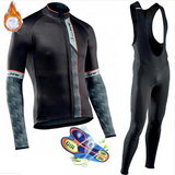 2019 Winter Thermal Fleece Cycling Clothes Men's Jersey