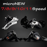 Bicycle Rear Derailleur Front Shifter Shift Lever 7/8/9/10/11 Speed