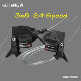 Bicycle Rear Derailleur Front Shifter Shift Lever 7/8/9/10/11 Speed