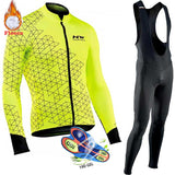 2019 Winter Thermal Fleece Cycling Clothes Men's Jersey