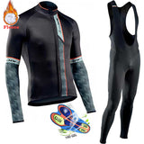 2019 Winter Thermal Fleece Cycling Clothes Men's Jersey