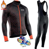 2019 Winter Thermal Fleece Cycling Clothes Men's Jersey