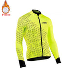 2019 Winter Thermal Fleece Cycling Clothes Men's Jersey