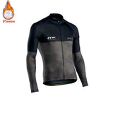 2019 Winter Thermal Fleece Cycling Clothes Men's Jersey
