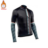 2019 Winter Thermal Fleece Cycling Clothes Men's Jersey