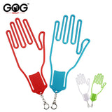 Golf Glove Holder with Key Chain Plastic Glove Rack Dryer Hanger Stretcher