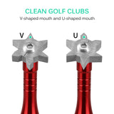 Golf Groove Sharpener Tool Golf Club Head Cleaning Brush