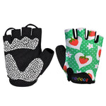 1 pair Children's Cycling gloves Professional Kids skate rollerblades balance bike gloves Non-slip Shock absorption black XS S M