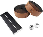 Bicycle Handlebar Tape Road Bike PU Leather Perforated Belt Breathable Soft