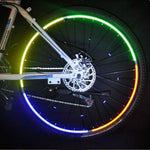12Pcs Bicycle Mountain Bike Riding Wheel Rim Spoke Mount Clip Tube Warning Light Bike Strip Reflector Reflective