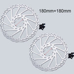 160/180mm Mountain Bike Brakes Disc MTB Bicycle Stainless Steel Bike Disc Brake Rotor 6 Bolts