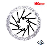 160/180mm Mountain Bike Brakes Disc MTB Bicycle Stainless Steel Bike Disc Brake Rotor 6 Bolts