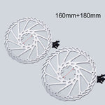 160/180mm Mountain Bike Brakes Disc MTB Bicycle Stainless Steel Bike Disc Brake Rotor 6 Bolts